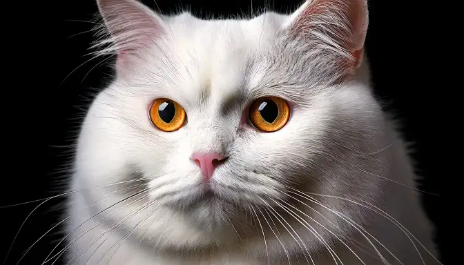 Close-up of dense white fur texture