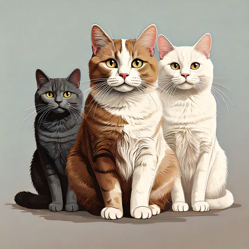 Infographic showing SS, Ss, and ss in British Shorthair cats